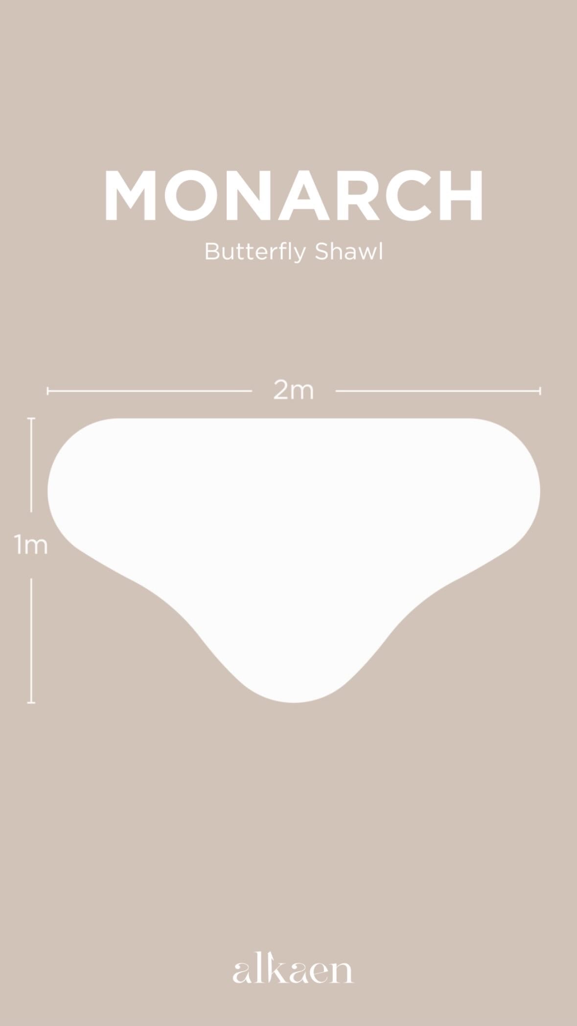 Monarch Butterfly Shawl